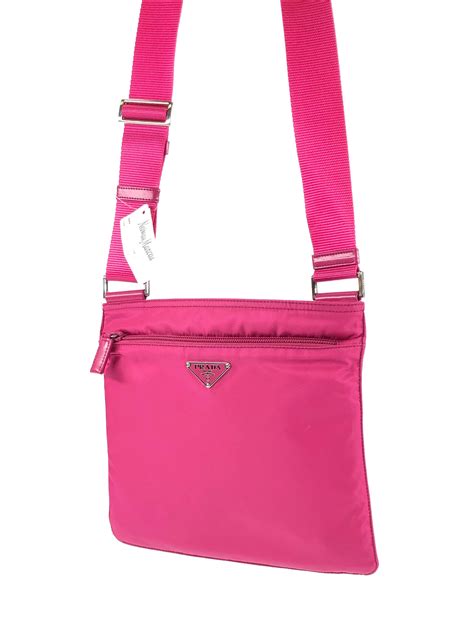 pink prada bag|Prada pink nylon bag.